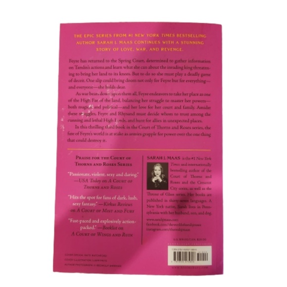 SARAH J. MAAS Book Set A Court Of Thorns and Roses Series Lot Excellent - Picture 4 of 9